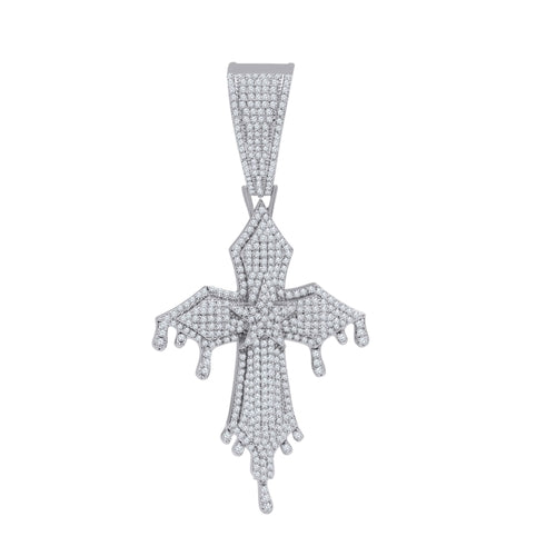 LUCENT DRIP CROSS PENDANT