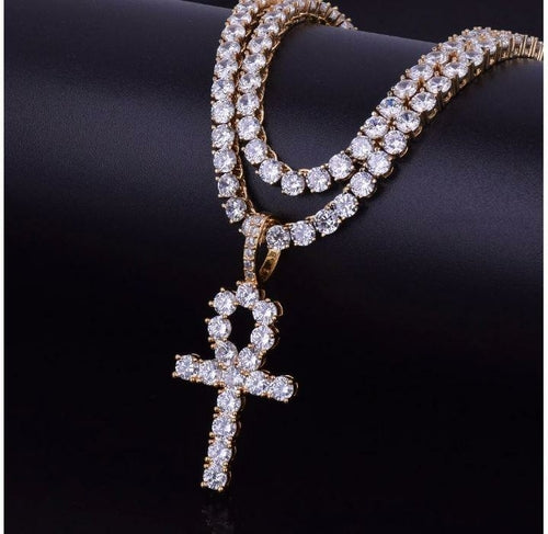 LOOP Cross |3MM SILVER OR GOLD