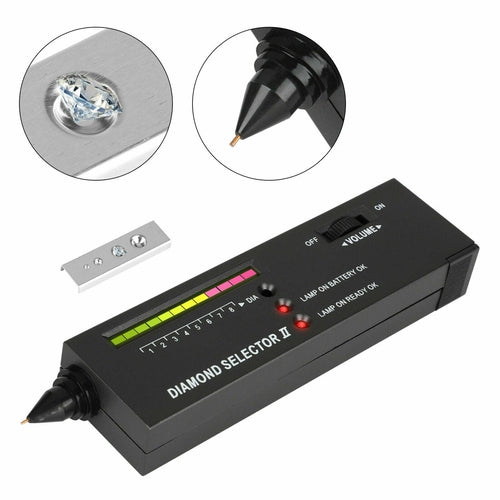 Portable Diamond Tester Selector Illuminated Jewelry Gemstone Testing