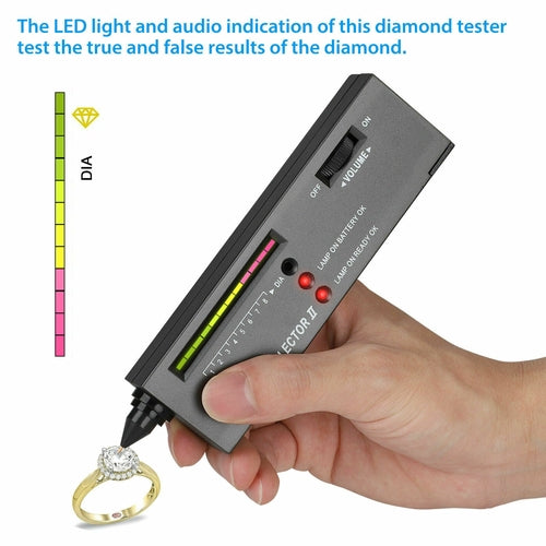 Portable Diamond Tester Selector Illuminated Jewelry Gemstone Testing