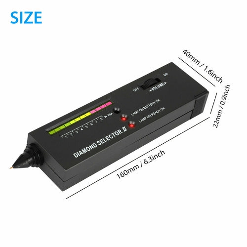 Portable Diamond Tester Selector Illuminated Jewelry Gemstone Testing