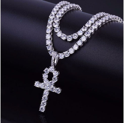 LOOP Cross |3MM SILVER OR GOLD